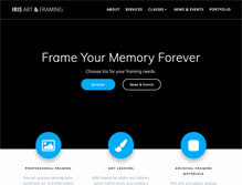 Tablet Screenshot of irisstudioart.com